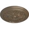 Ekena Millwork Vienna Ceiling Medallion (Fits Canopies up to 3 1/4"), Hand-Painted Warm Silver, 16 7/8"OD x 5/8"P CM17VIWSS - alternate 4